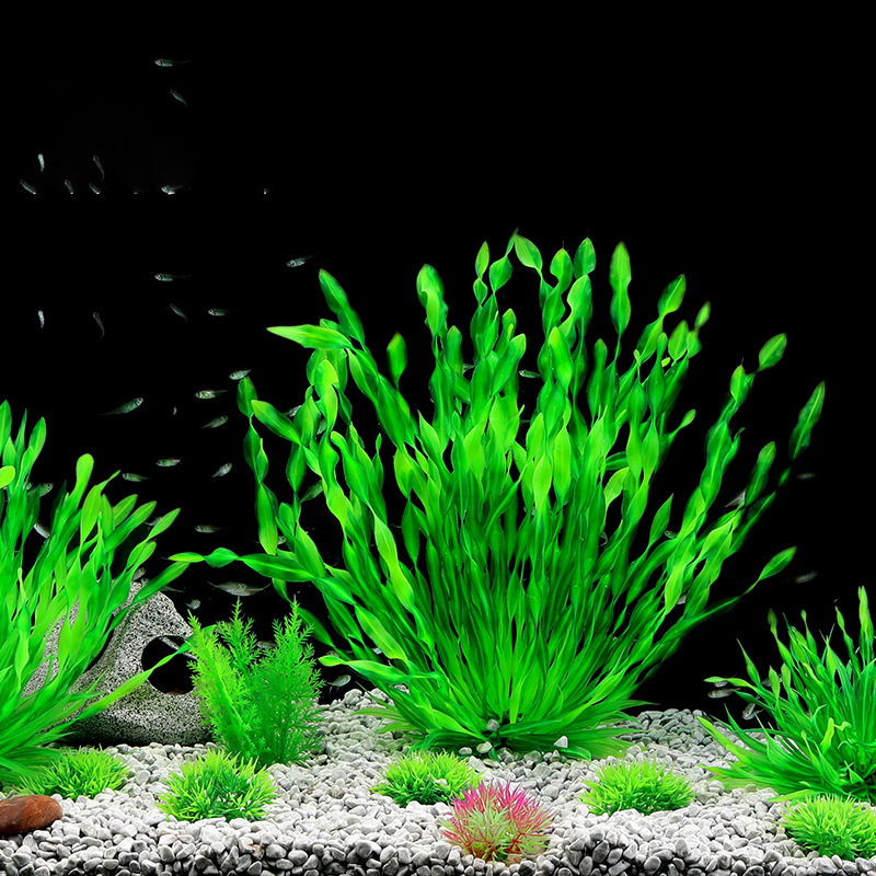 Aquarium Marine Rock - 13/23/32/36/40cm 수족관 인공 식물 녹색 수중