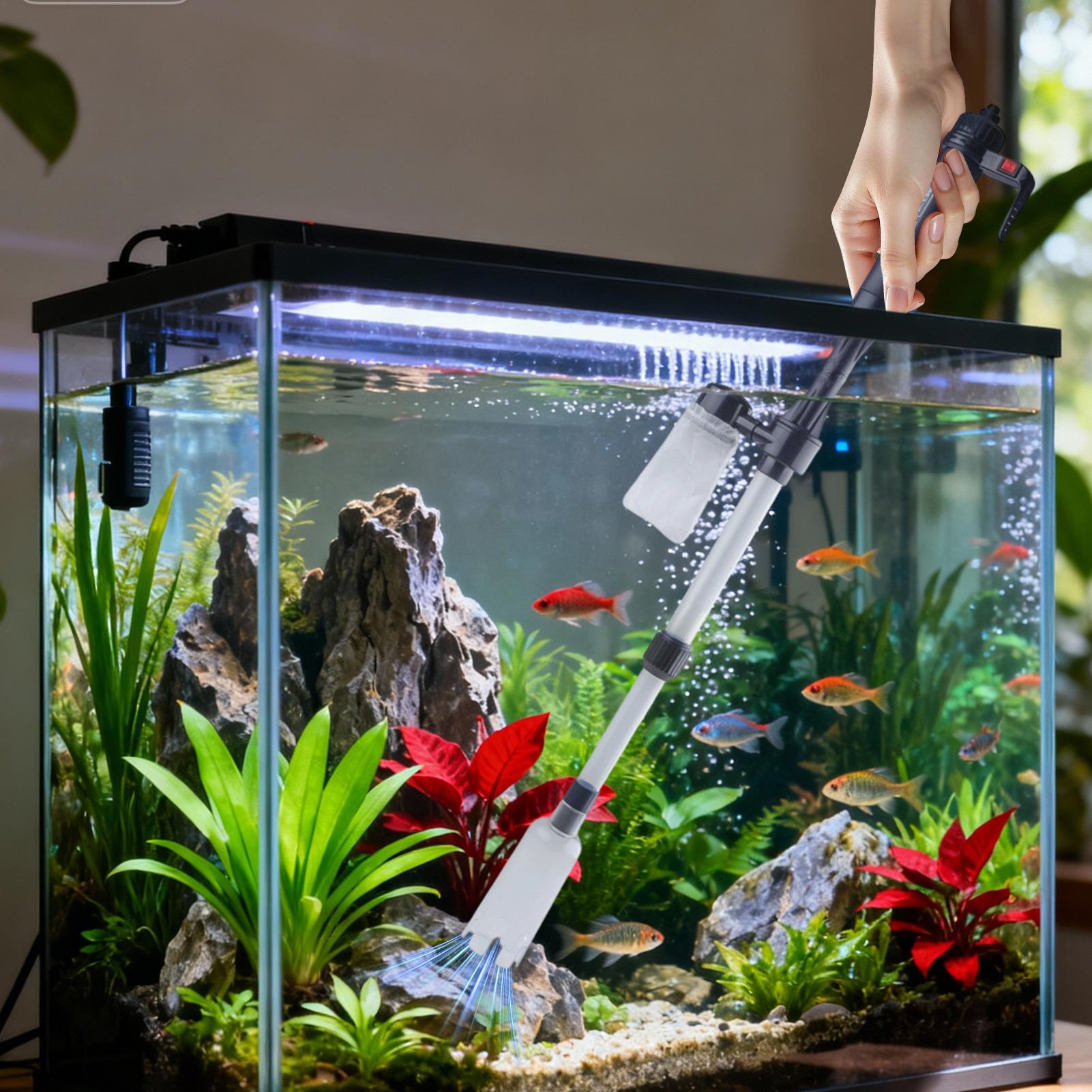 Marine Aquarium Water Change - 3 in 1 수족관 진공 청소기