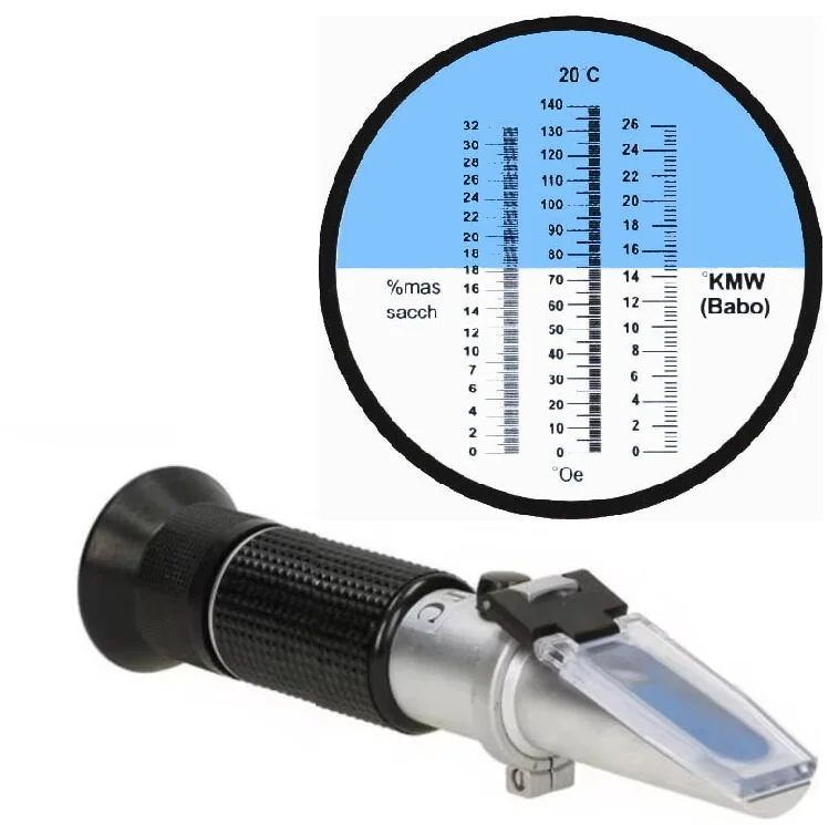 Refractometer Salinity - 휴대용 0-100% 염도계 수족관 ATC 굴절계