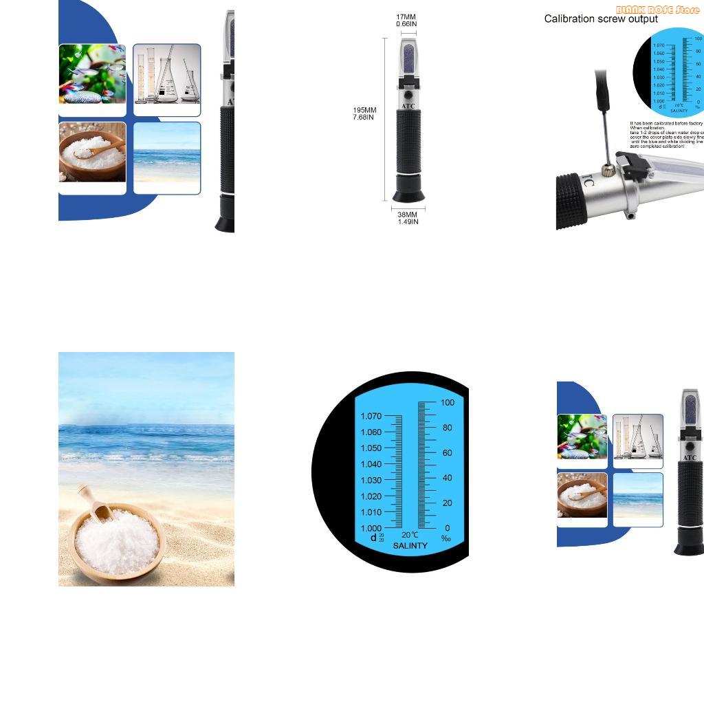 Refractometer Salinity - K1AE 염분 굴절계 자동 온도 보상