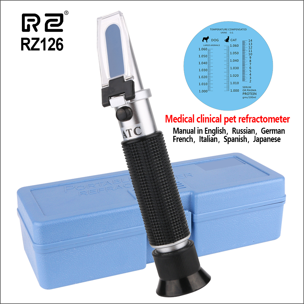 Refractometer Salinity - RZ 3-in-1 동물 임상 굴절계 휴대용