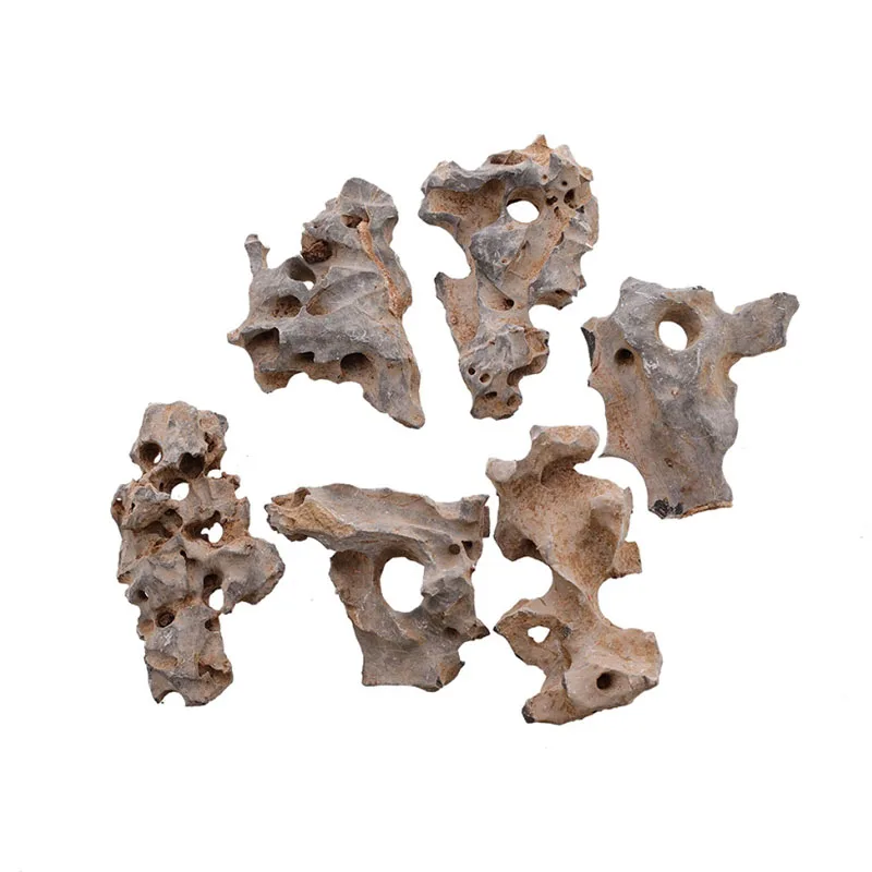 Aquarium Marine Rock - 1pcs 4-6cm 자연 수족관 장식 돌