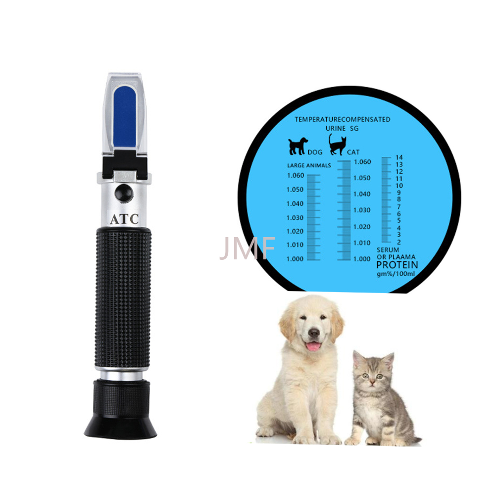 Refractometer Salinity - Veterinaria 소변 비중 굴절계 동물 비중계