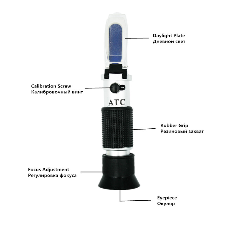 0-32% 설탕 0-28% 소금 휴대용 2 in 1 굴 - Refractometer Salinity 리뷰 및 가격