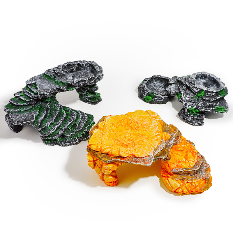 레진 파충류 은신처 – 바위 일광욕 플랫폼 및 동굴 장 - Aquarium Marine Rock 리뷰 및 가격