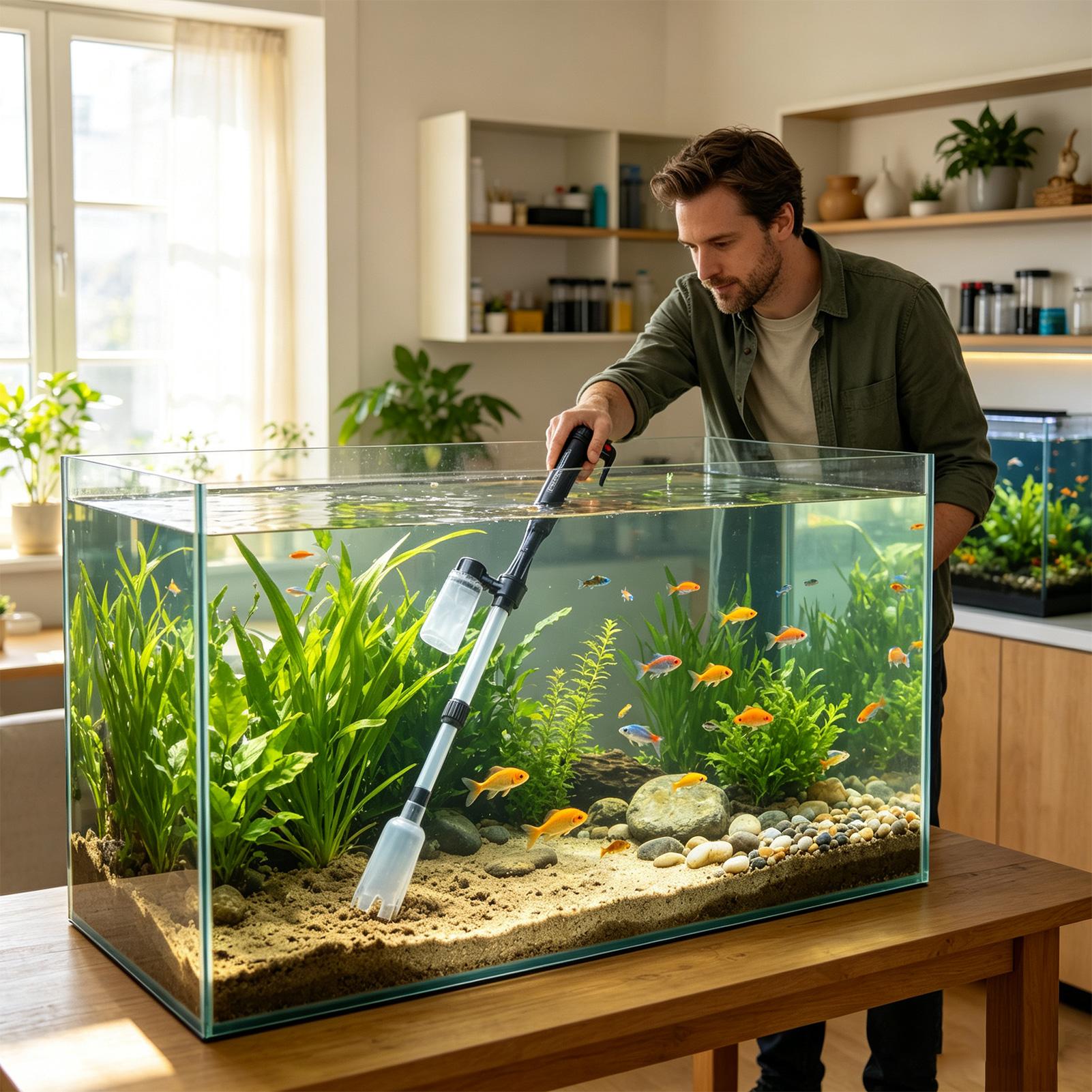 3 in 1 수족관 진공 청소기 물갈이 기능이 있는 모 - Marine Aquarium Water Change 리뷰 및 가격