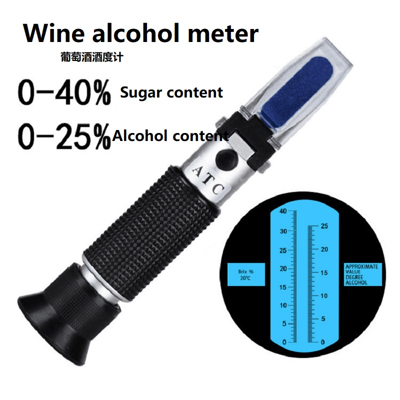 휴대용 정확한 알코올 측정기 와인 맥주 테스터 알코올  - Refractometer Salinity 리뷰 및 가격
