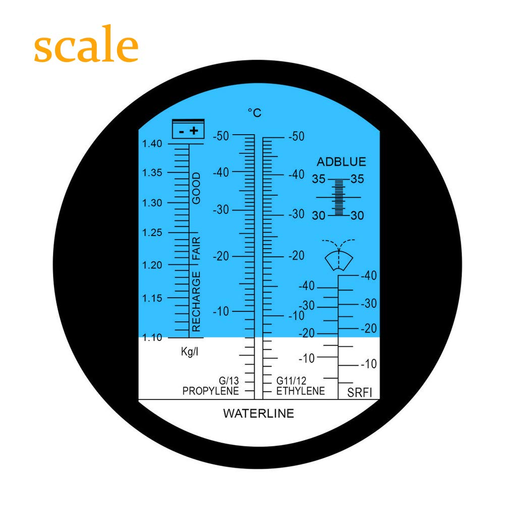 자동차 부동액 시스템용 부동액 냉각수 굴절계 디젤 배기 - Refractometer Salinity 리뷰 및 가격