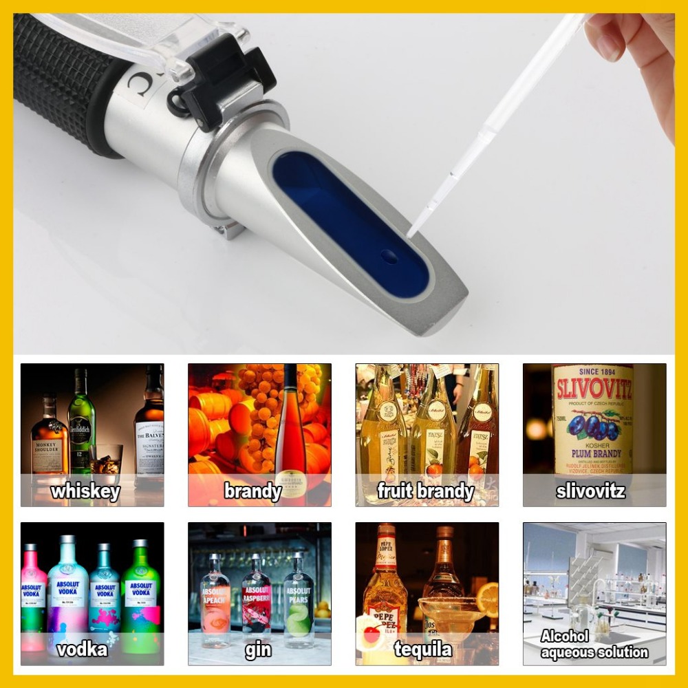 RZ 굴절계 알코올 알코올 측정기 미터 0 ~ 80%  - Refractometer Salinity 리뷰 및 가격