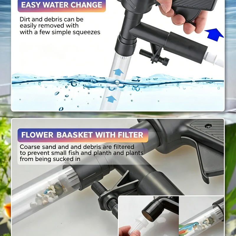 수족관 물갈이 펌프 수족관 청소 도구 진공 물갈이기 모 - Marine Aquarium Water Change 리뷰 및 가격