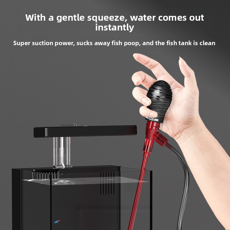 수동식 수족관 사이펀 진공 청소기 – 데스크탑 어항용  - Marine Aquarium Water Change 리뷰 및 가격