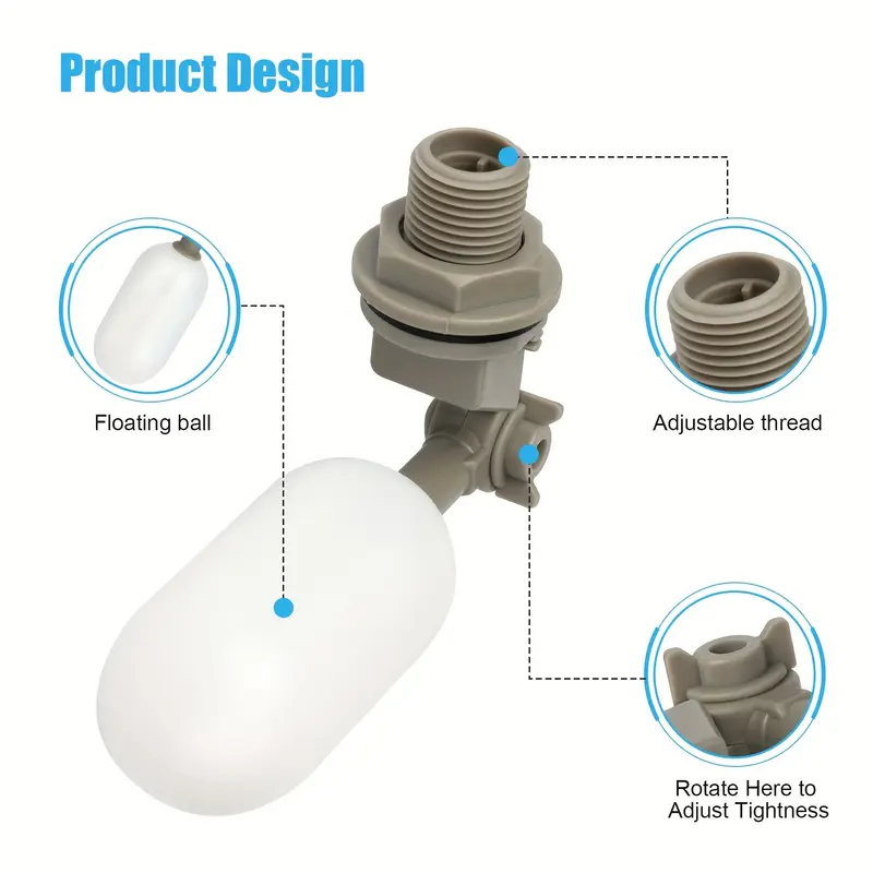 4Pcs 농장 가축 플라스틱 물 플로트 볼 밸브 1/2 - Marine Aquarium Water Change 리뷰 및 가격