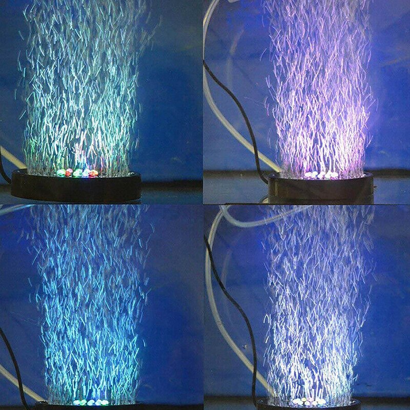 수중 어항 조명 색상 변경 LED 공기 조명, 수족관  - Marine Aquarium Water Change 리뷰 및 가격