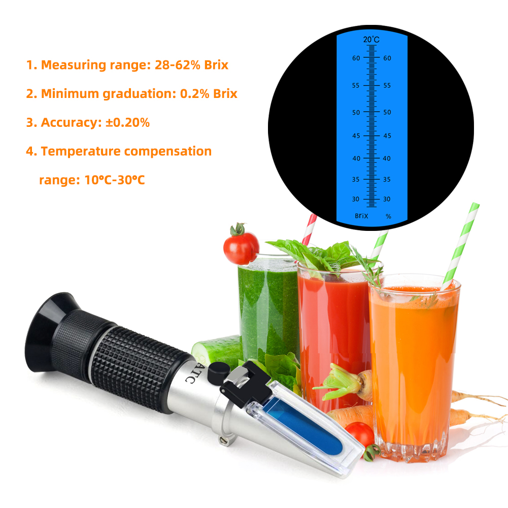 전문가용 28-62% 브릭스 굴절계, ATC 기능 탑재 - Refractometer Salinity 리뷰 및 가격